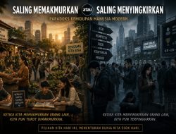 Saling Memakmurkan atau Saling Menyingkirkan: Paradoks Kehidupan Manusia Modern