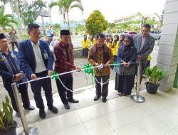 Sekjend Kemenag RI Kamaruddin Amin Meresmikan Labor Bank Mini UIN Bukittinggi