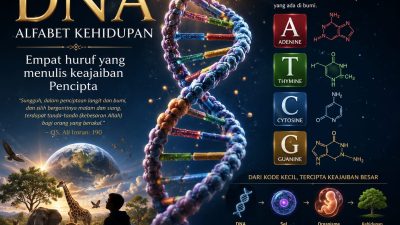 DNA Alfabet Kehidupan, Empat Huruf yang Menulis Keajaiban Penciptaan