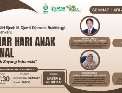 Dampak Teknologi Digital Picu Kekerasan Anak, PSGA UIN Bukittinggi Gelar Seminar